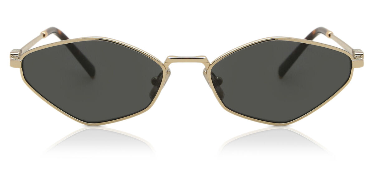 Miu Miu MU56ZS ZVN5S0 Geométrico Pale Gold óculos de sol