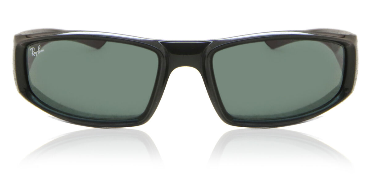 Ray-Ban RB4335 601/71 Retangular Preto óculos de sol | OculosWorld