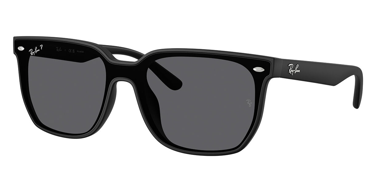 Ray-Ban RB4466D-60172 Asian Fit サングラス Ray-Ban RB4466D Asian Fit Polarized 601S81 Quadrado Matte Black