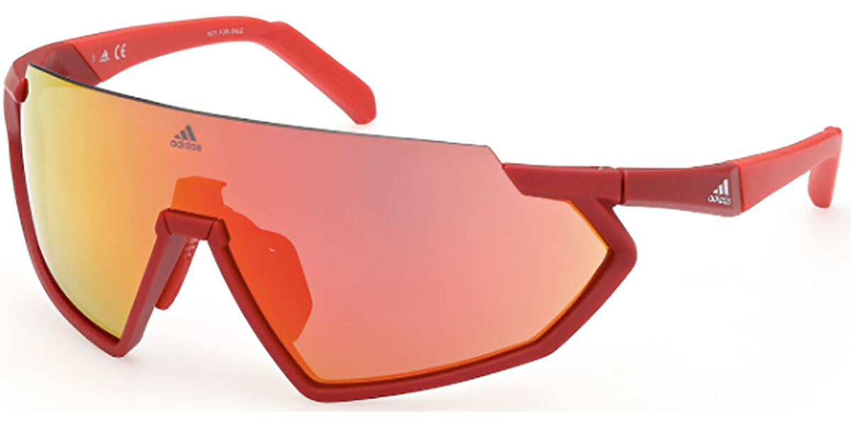 SP0041 67U Lentes Únicas Vermelho óculos | OculosWorld Brasil