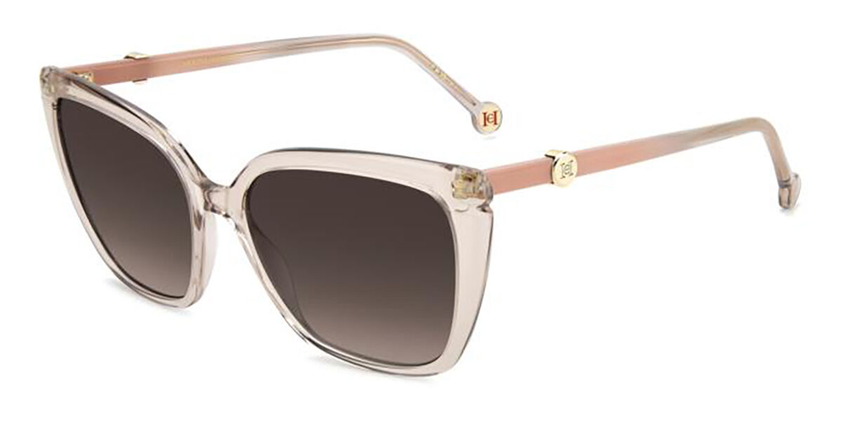 Carolina Herrera HER 0385/S FWM/HA Cat Eye Transparent Pink óculos de ...