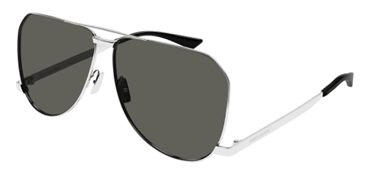 Saint Laurent SL 690 DUST 002 Pilot Prateado óculos de sol