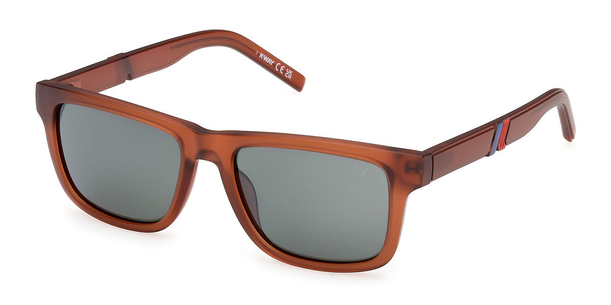 K-Way KW0026 43R Quadrado Shiny Dark Orange óculos de sol | OculosWorld ...