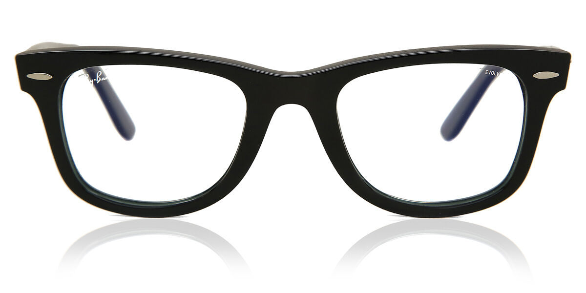 Ray-Ban RB2140 Wayfarer 901/5F Quadrado Shiny Black óculos