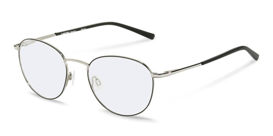 Rodenstock R7115 A Oval Prateado óculos | OculosWorld Brasil
