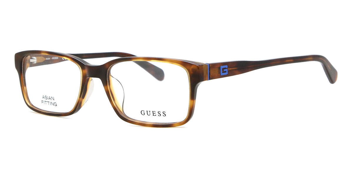 Guess GU1906-F Asian Fit 053 Retangular Tartaruga óculos | OculosWorld ...