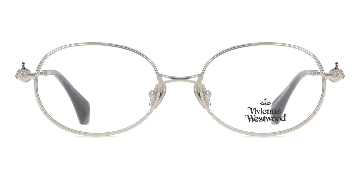 Vivienne Westwood VW3020 800 Oval Shiny Silver óculos