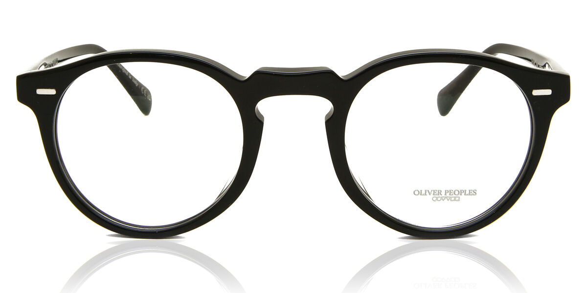 Oliver Peoples OV5186 Gregory Peck 1005 Oval Preto óculos