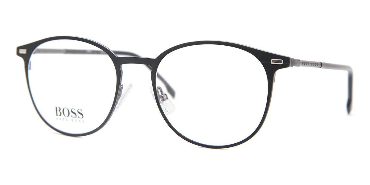 Queryty Rzz Boss 1181 RZZ Oval Matte Ruthenium Black óculos | OculosWorld Brasil