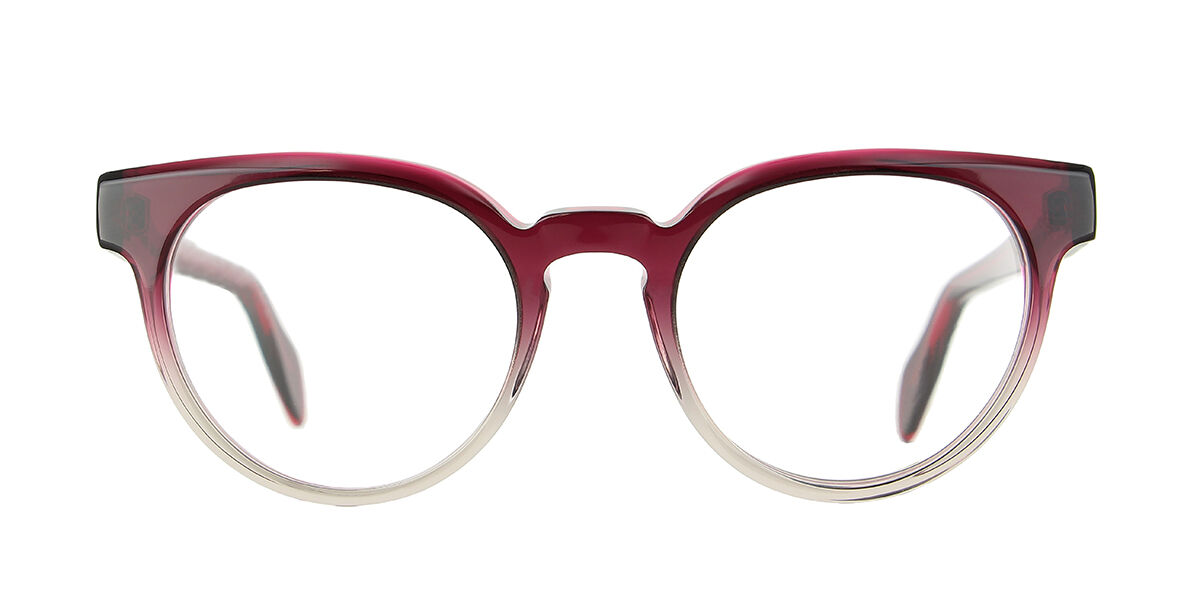 VANNI V2201 A278 Oval Transparent Faded Dark Red Grey óculos ...